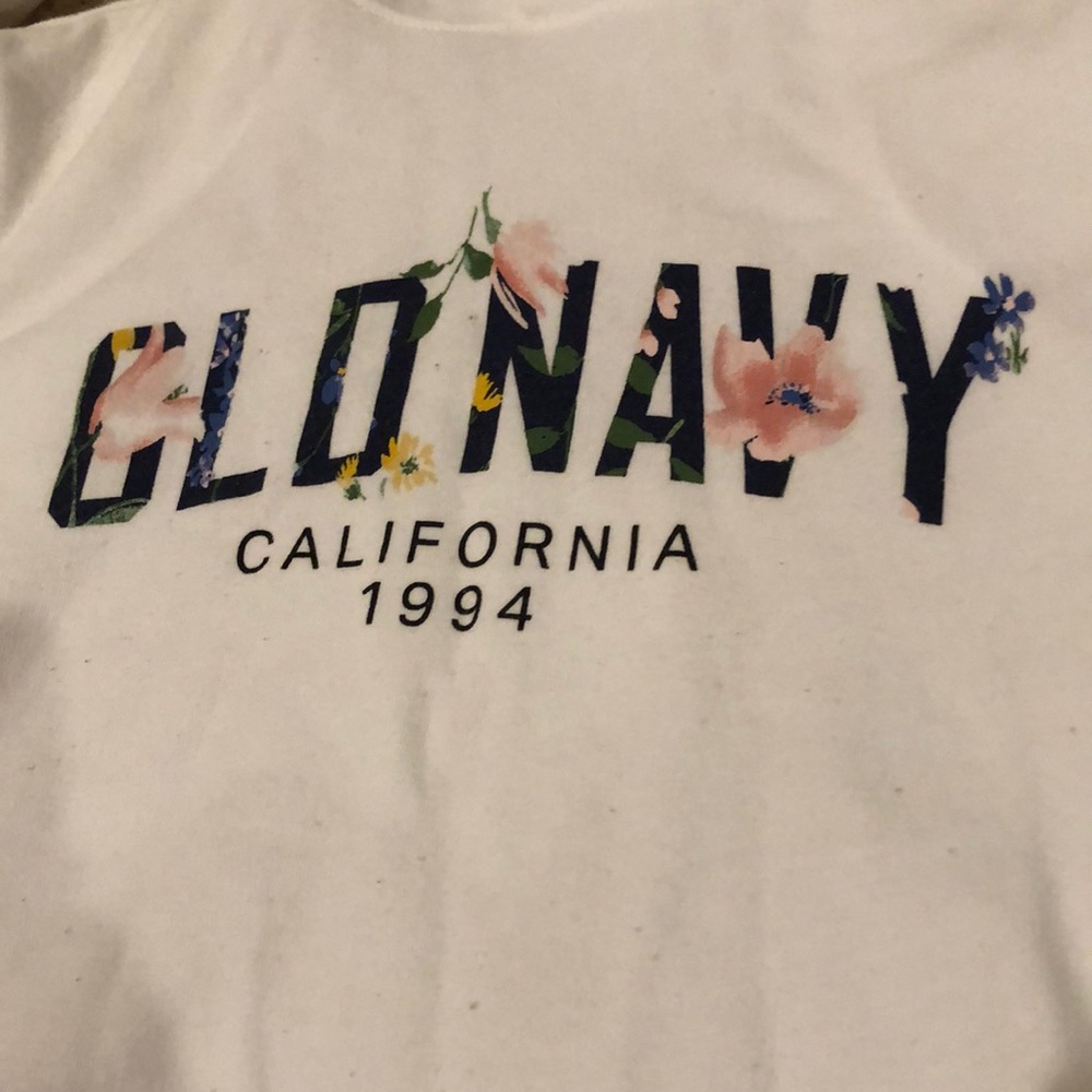 Old Navy White Hoodie